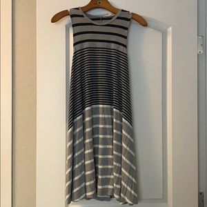 Striped shift dress